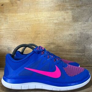 Nike Free 4.0 COLORFUL Womens Size 9 Running Shoes Sneakers Hyper Cobalt